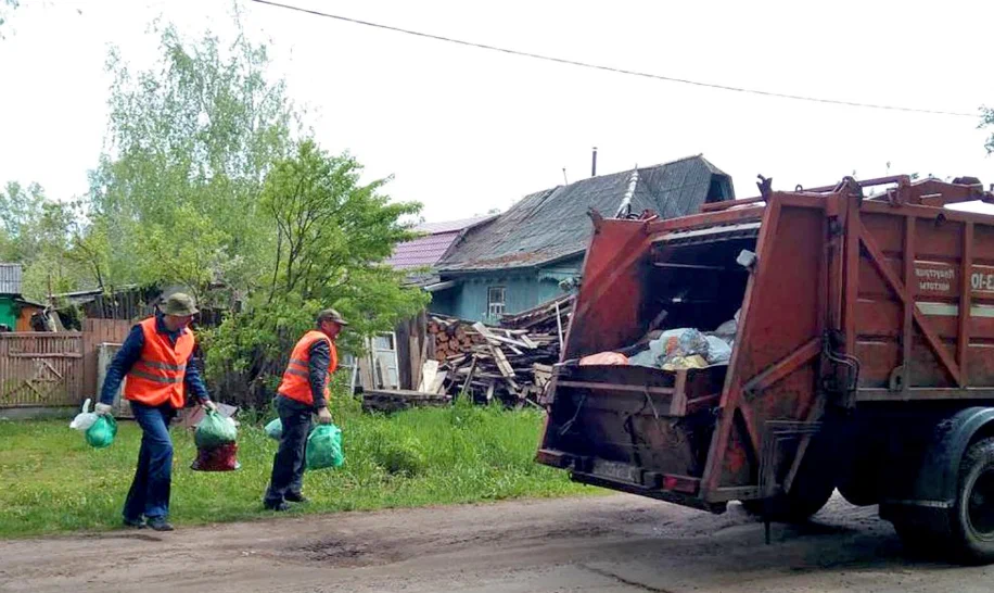 Вывоз мусора из частного дома в Ейске в октябре
