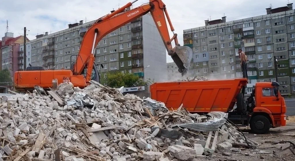 Профессиональный вывоз строительного мусора в Ейске в октябре